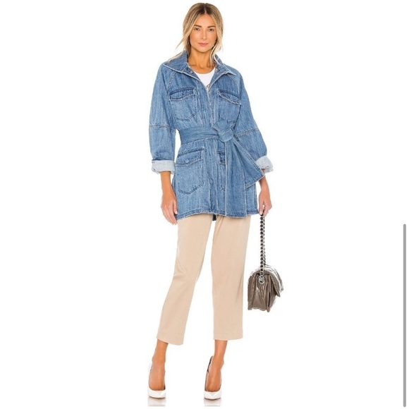 L'Academie The Camillei Jacket in Indigo Blue - Picture 3 of 11